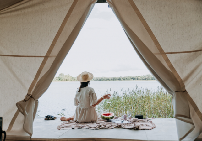 Nomadski glamur: šator sa pet zvezdica u skladu sa prirodom