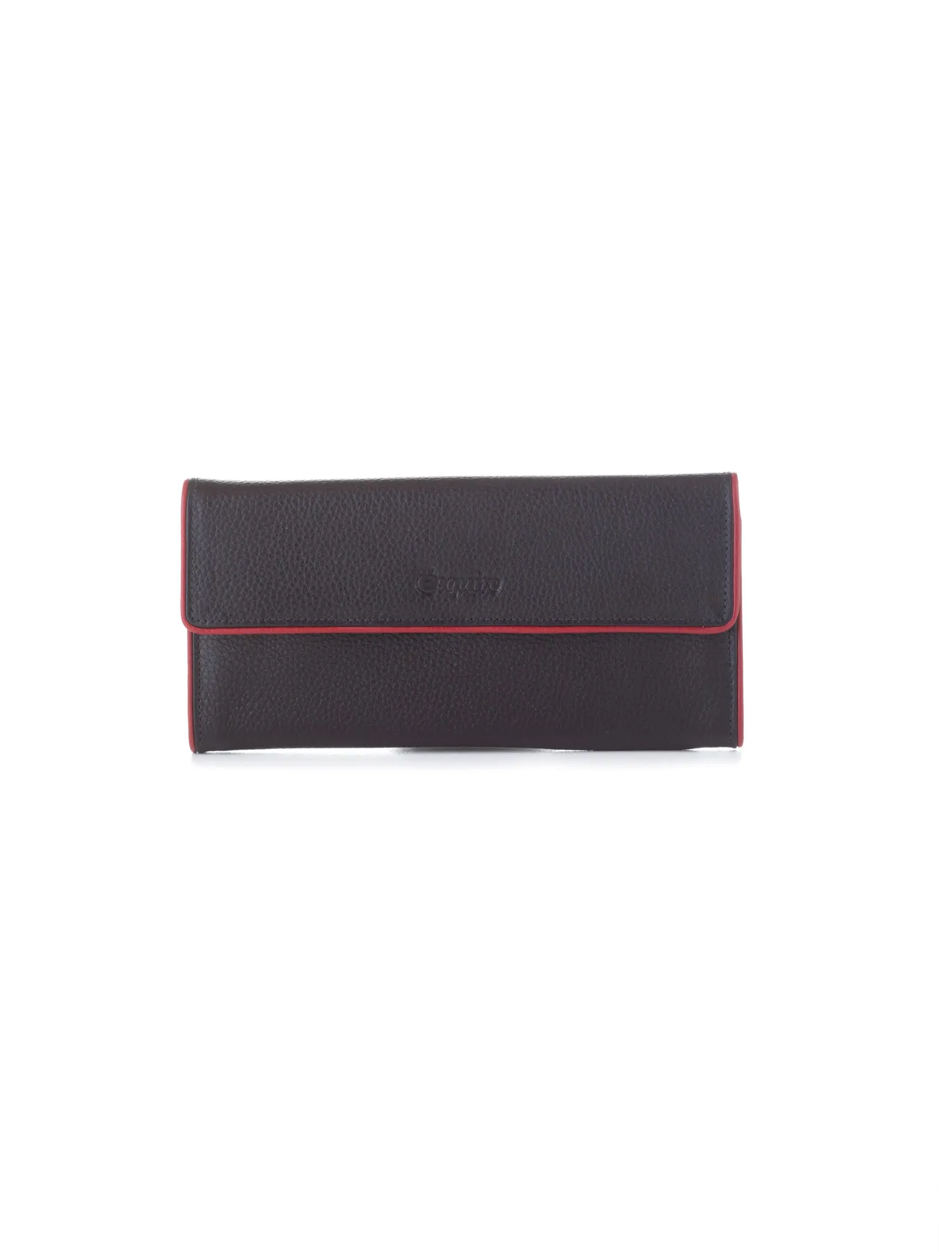 ESQUIRE Crnocrveni kožni novčanik sa RFID zaštitom 