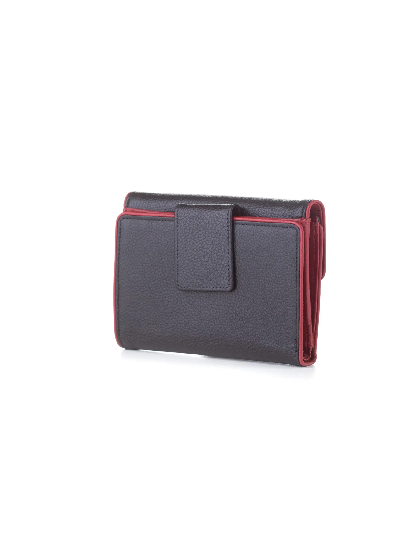 ESQUIRE Crnocrveni kožni novčanik sa RFID zaštitom 