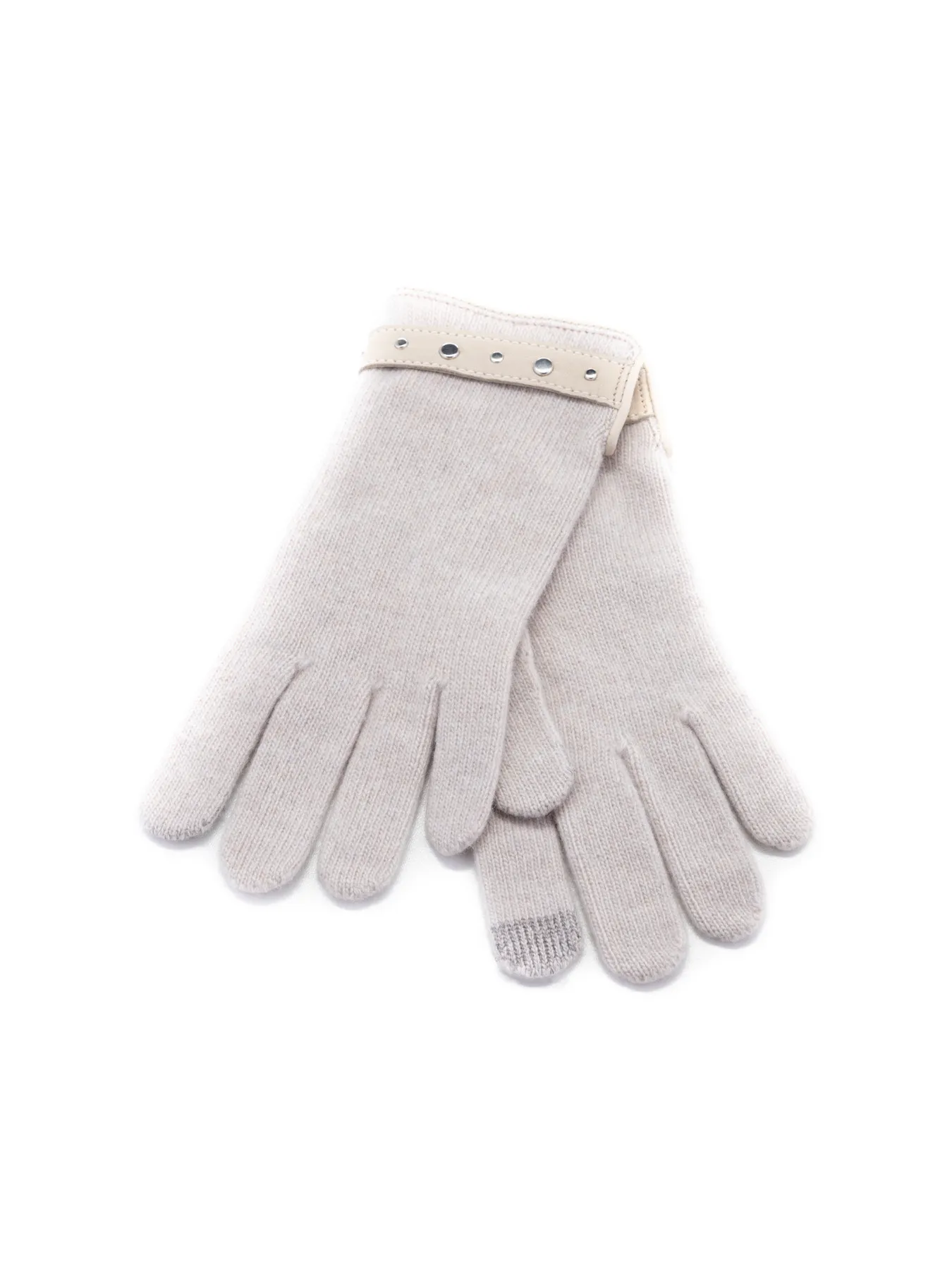 SANTACANA Vunene rukavice sa dodatkom kašmira i kožnim dugmićima 