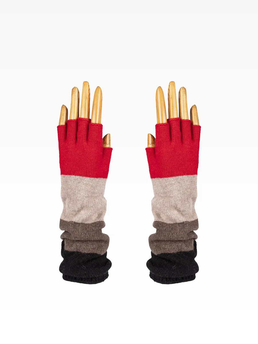 Santacana Duge rukavice bez prstiju crvene 