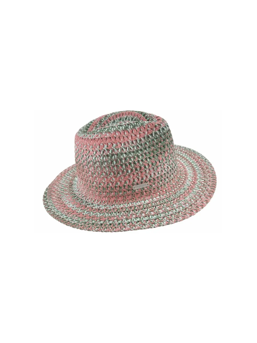 Seeberger ženski Fedora roze šešir 