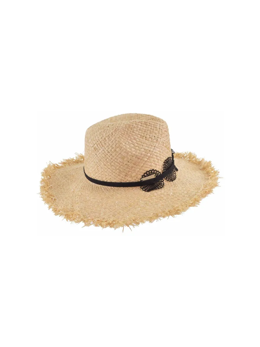 Seeberger ženski slameni Fedora šešir od Rafije 