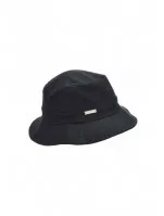 Seeberger uniseks crni pamučni bucket hat 
