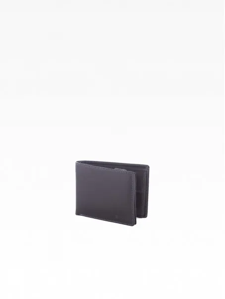 ESQUIRE Kožni crni novčanik sa RFID zaštitom 