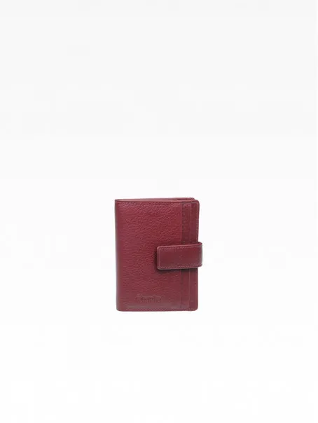 ESQUIRE Crveni kožni novčanik sa RFID zaštitom 