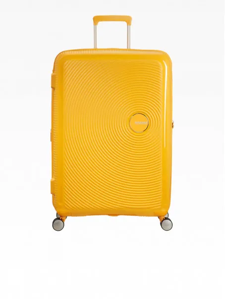 AMERICAN TOURISTER Soundbox žuti veliki kofer 