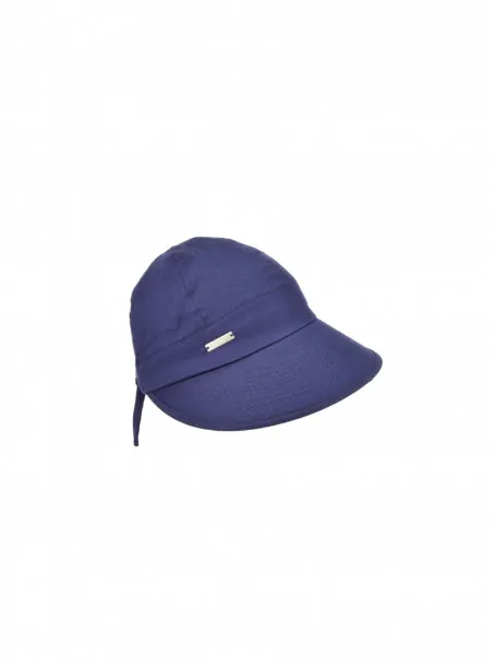 Seeberger ženska pamučna plava kapa 