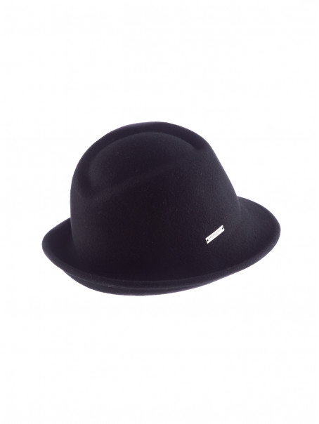 SEEBERGER Crni damski šešir 