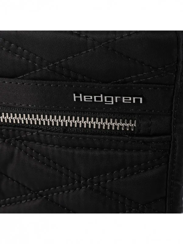 HEDGREN Leonce quilt crna crossbody tašna sa RFID zaštitom 
