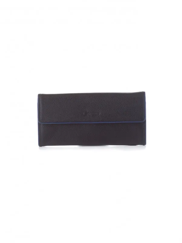 ESQUIRE Crnoplavi kožni novčanik sa RFID zaštitom 