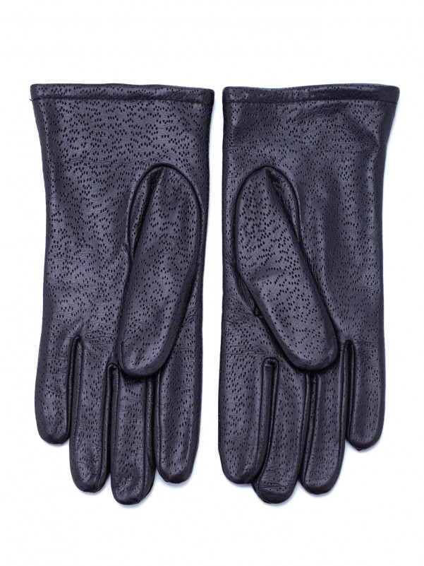 GLOVE STORY Elegantne kožne crne rukavice 7 
