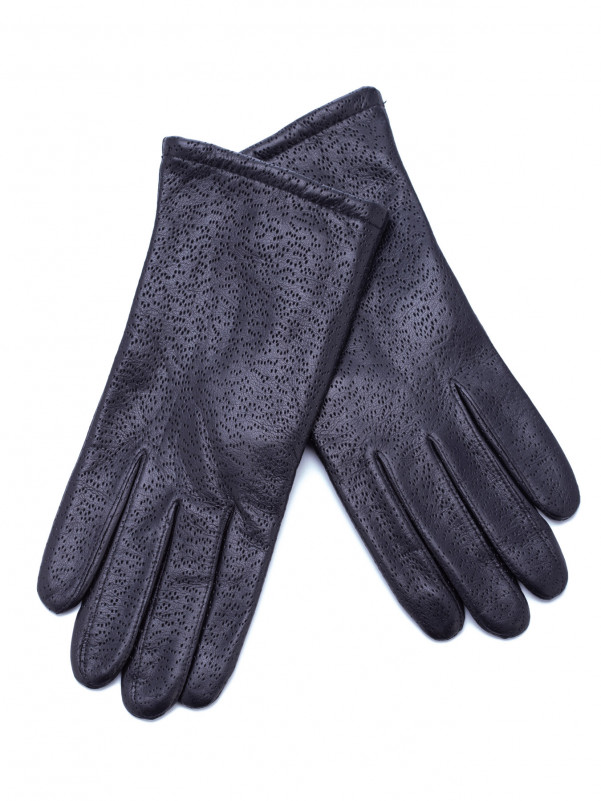 GLOVE STORY Elegantne kožne crne rukavice 7 