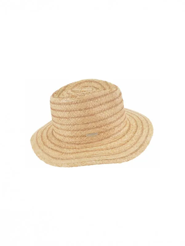 Seeberger ženski slameni Fedora šešir 